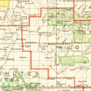 Vintage Map of Oregon 1922