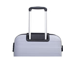 Hardshell Suitcase Spinner Wheels PP Luggage Sets Lightweight Durable Suitcase with TSA Lock,3-Piece Set (20/24/28), Silver
