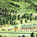 Vintage Map of Hot Springs, Arkansas 1890