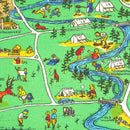 Vintage Map of Yosemite National Park, 1931