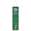 Boston Celtics 2024 NBA Champions 8" x 32" Wool Banner