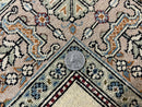 Vintage Persian Qum Pictorial Rug 5x7 - Wool & Silk