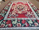 8' X 11' Karabagh Kilim Handmade Flat Weave Wool Rug Vegi Organic Dyes Nice