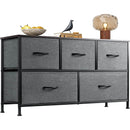 5 Drawer Fabric Dresser Organizer For Bedroom Storage
