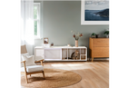 Furniture Style Cat TV Stand  With Storage and Removable sliding door