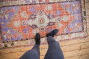 3x6 Vintage Distressed Oushak Rug Runner