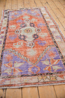 3x6 Vintage Distressed Oushak Rug Runner
