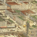 Vintage Map of Memphis, Tennessee 1885