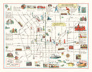 Vintage Map of Baltimore, Maryland 1929