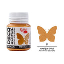 Rosa Talent Acrylic for Decor. 51 Antique Gold. Metallic. 0.68 oz.