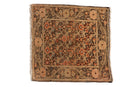 1.5x2 Vintage Fine Distressed Farahan Sarouk Square Rug Mat