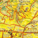Vintage Map of Honolulu, Hawaii 1948