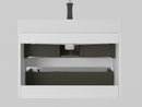 Alice - Bathroom Vanity With Large Storage, Sink, Wall Mounted