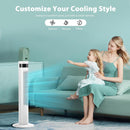 85° Oscillating Bladeless Tower Fan with 24ft/s Velocity