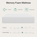 Queen Nano Gel Memory Foam Mattress Cooling Technology