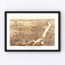 Vintage Map of Troy, New York 1881