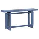 U_STYLE 59.1'' Painted Entryway Table with Pine Veneer,Unique Triple Rectangle Design Console Table with Thick Pine Wood Legs,Extra Long Sofa Table Versatile for Hallway, Living Room,Kitchen