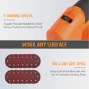 850W 82" Electric Extendable Drywall Grinding Tools Sander Machine (92157432)
