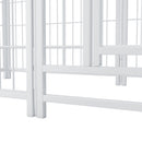 Dog Playpen Indoor 24 inch 8 Panels Metal Dog Pen Pet Dog Fence Outdoor Exercise Pen with Doors, Heavy Duty Dog Fence Puppy Pen for Large Medium Small Dogs Indoor Outdoor Foldable Pet Exercise Pen