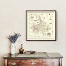 Vintage Map of Montgomery, Alabama 1899
