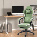 Gaming Chair With Pocket Spring Cushion And Footrest Green