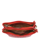 Heritage Leather Multicompartment Hobo - 8532