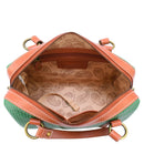 Heritage Leather Large Convertible Satchel - 8535