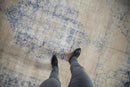 7.5x10 Vintage Distressed Oushak Carpet