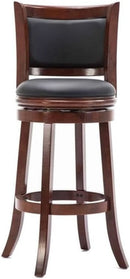 Augusta Bar Height Swivel Kitchen Bar Stool Black Cherry