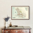 Vintage Map of Berkeley, California 1899