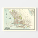 Vintage Map of Berkeley, California 1899