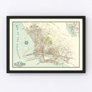 Vintage Map of Berkeley, California 1899