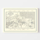 Vintage Map of Palo Alto, California 1920