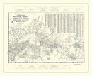 Vintage Map of Palo Alto, California 1920