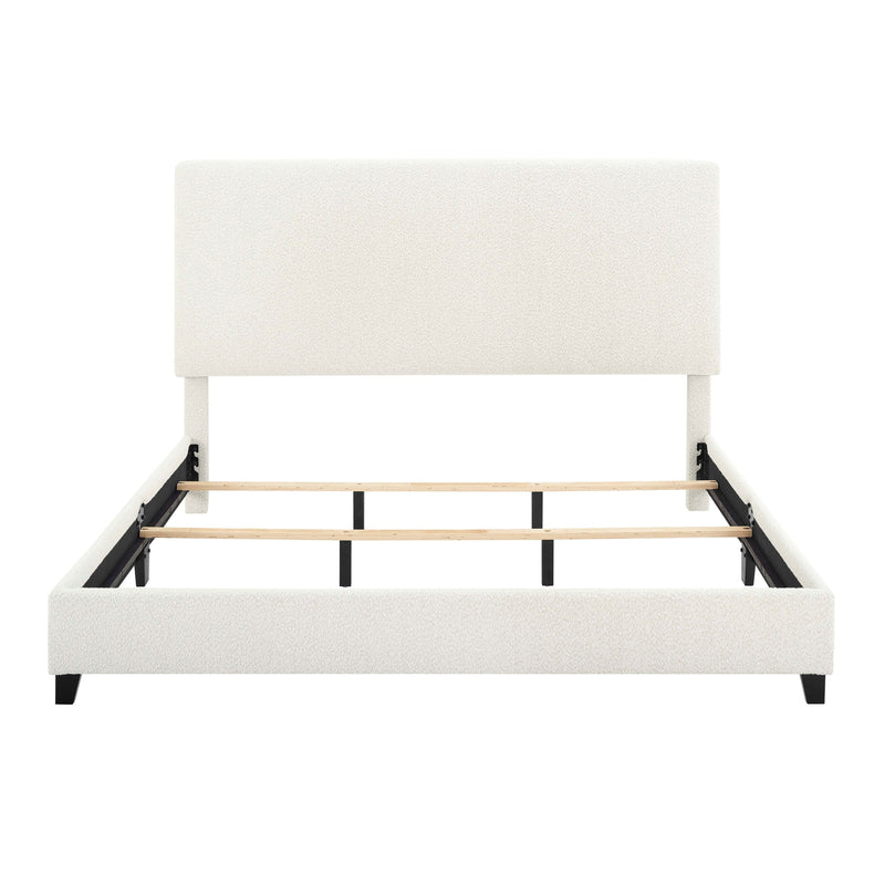 Walker Edison | Boucle Upholstered Platform Bed