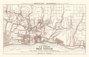 Vintage Map of Montecito, California 1924