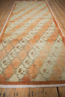 3.5x9.5 Vintage Distressed Oushak Rug Runner