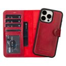 Casper iPhone 14 Series Detachable Leather Wallet Case