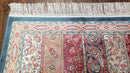 Paisley Pattern Silk Rug, Boteh Design, All Silk Accent Rug, Oriental Carpet, Very Detailed, 2' 8" x 4' 1", New, Bamboo Silk