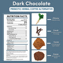 Dark Chocolate Prebiotic SuperBoost Herbal Coffee
