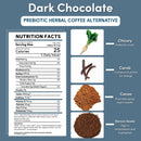 Dark Chocolate Prebiotic SuperBoost Herbal Coffee