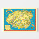 Vintage Map of Kauai, 1931