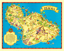 Vintage Map of Maui, 1931