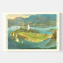 Vintage Map of the Pearl Harbor Attack, 1941