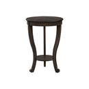 Accent End Table, 2 Tier, Traditional - Walnut