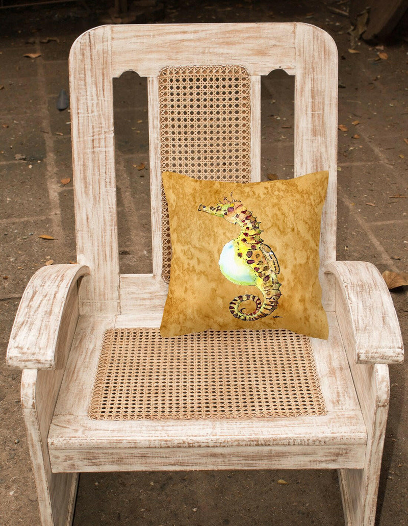 Seahorse Decorative   Canvas Fabric Pillow