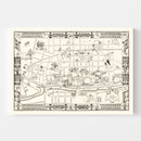 Vintage Map of Natchitoches, Louisiana 1941