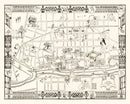 Vintage Map of Natchitoches, Louisiana 1941
