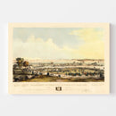 Vintage Map of Salem Massachusetts, 1860
