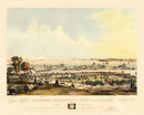 Vintage Map of Salem Massachusetts, 1860